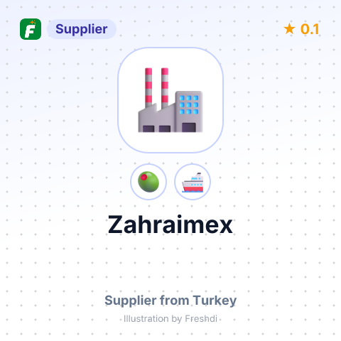 Zahraimex  – summary card, no photo uploaded yet