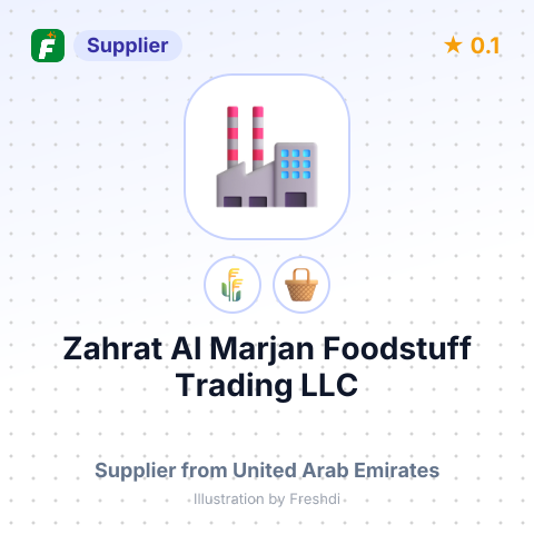 Zahrat Al Marjan Foodstuff Trading LLC  – summary card, no photo uploaded yet