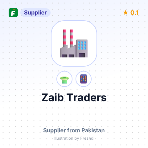Zaib Traders  – summary card, no photo uploaded yet