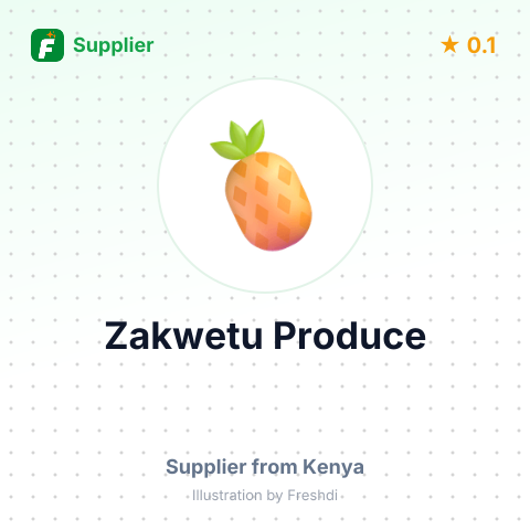 Zakwetu Produce  – summary card, no photo uploaded yet