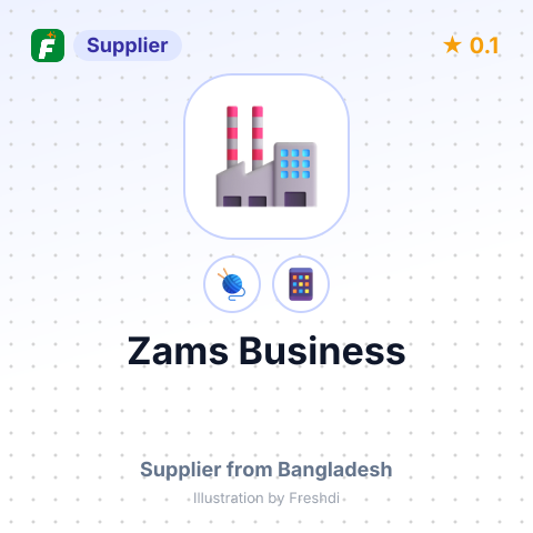 Zams Business  – summary card, no photo uploaded yet