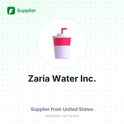 Zaria Water Inc. – summary card, no photo uploaded yet
