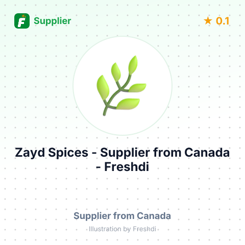 Zayd Spices  – summary card, no photo uploaded yet