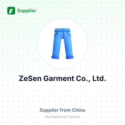 ZeSen Garment Co., Ltd. – summary card, no photo uploaded yet