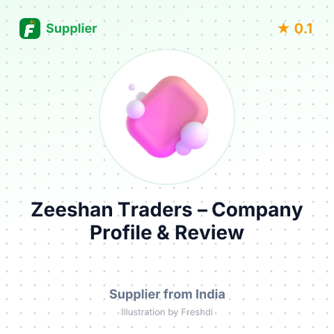 Zeeshan Traders – summary card, no photo uploaded yet