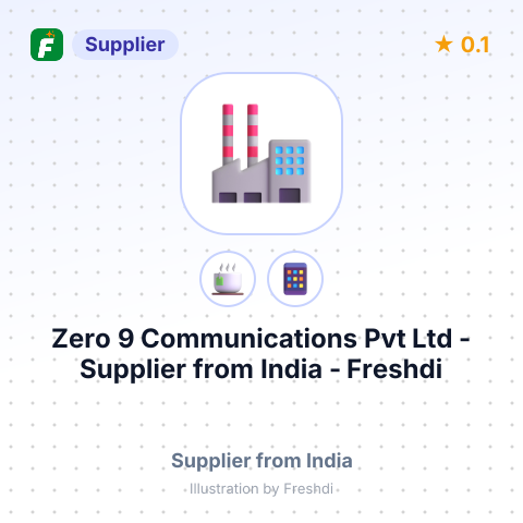 Zero 9 Communications Pvt Ltd  – summary card, no photo uploaded yet