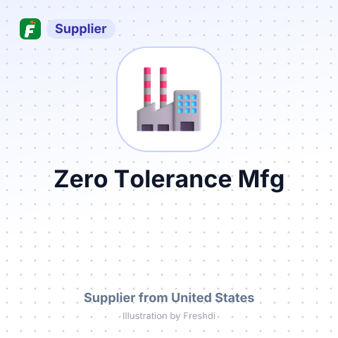 Zero Tolerance Mfg – summary card, no photo uploaded yet