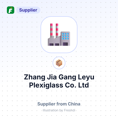 Zhang Jia Gang Leyu Plexiglass Co., Ltd – summary card, no photo uploaded yet