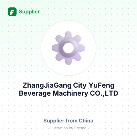 ZhangJiaGang City YuFeng Beverage Machinery CO.,LTD – summary card, no photo uploaded yet