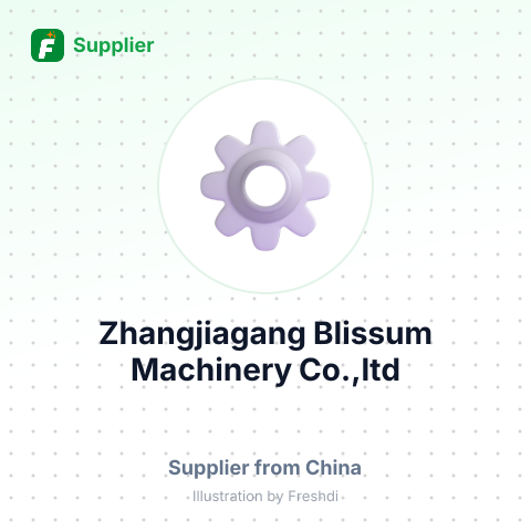 Zhangjiagang Blissum Machinery Co.,ltd – summary card, no photo uploaded yet