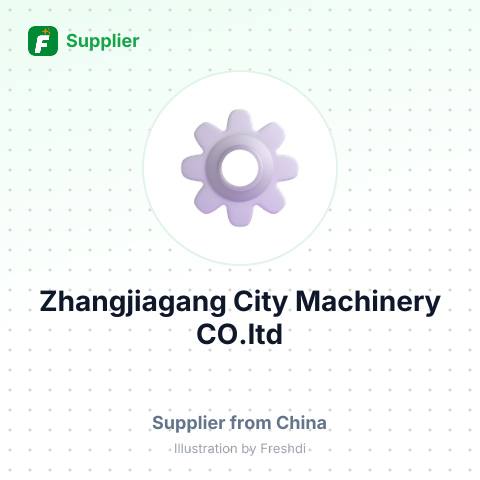 Zhangjiagang City Machinery CO.ltd – summary card, no photo uploaded yet