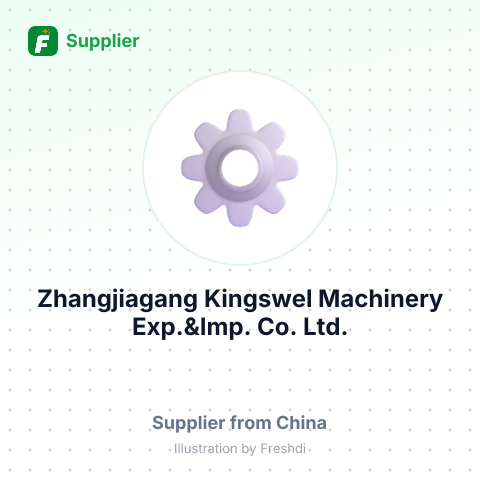 Zhangjiagang Kingswel Machinery Exp.&Imp. Co., Ltd. – summary card, no photo uploaded yet