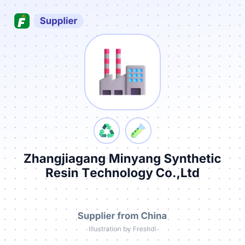 Zhangjiagang Minyang Synthetic Resin Technology Co.,Ltd – summary card, no photo uploaded yet