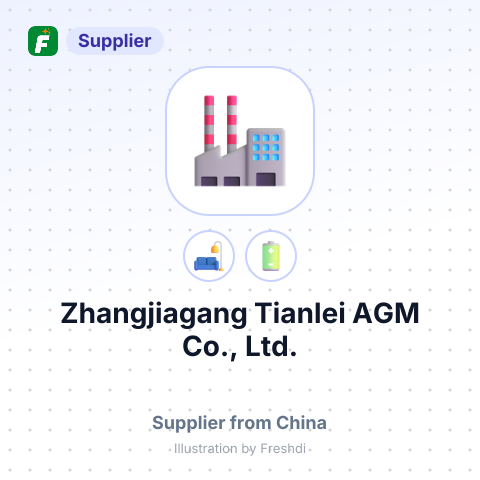 Zhangjiagang Tianlei AGM Co., Ltd. – summary card, no photo uploaded yet