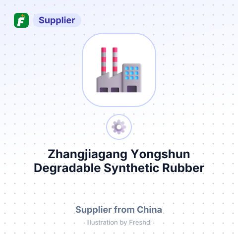 Zhangjiagang Yongshun Degradable Synthetic Rubber Machinery CO.,Ltd – summary card, no photo uploaded yet