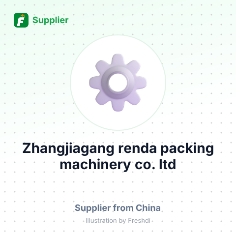 Zhangjiagang renda packing machinery co.,ltd – summary card, no photo uploaded yet