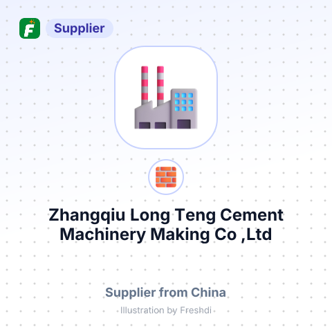 Zhangqiu Long Teng Cement Machinery Making Co ,Ltd – summary card, no photo uploaded yet