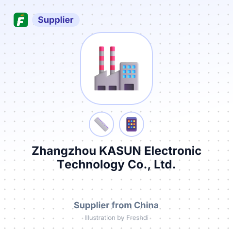 Zhangzhou KASUN Electronic Technology Co., Ltd. – summary card, no photo uploaded yet