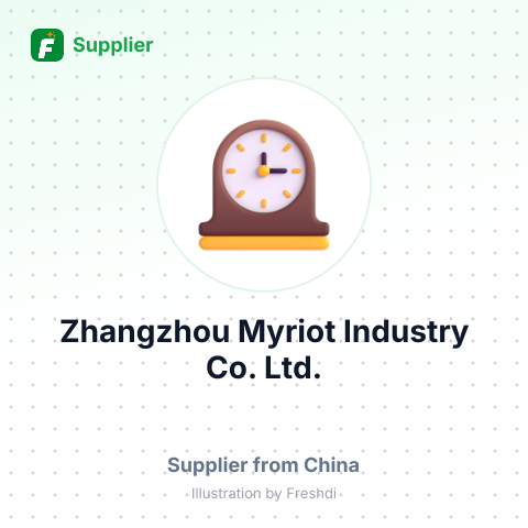 Zhangzhou Myriot Industry Co., Ltd. – summary card, no photo uploaded yet