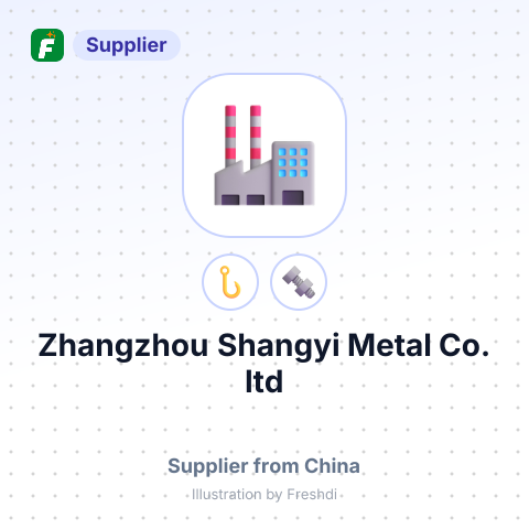 Zhangzhou Shangyi Metal Co.,ltd – summary card, no photo uploaded yet