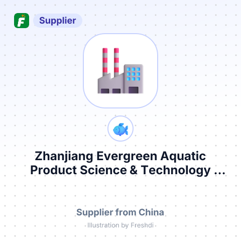 Zhanjiang Evergreen Aquatic Product Science & Technology Co.,Ltd. – summary card, no photo uploaded yet