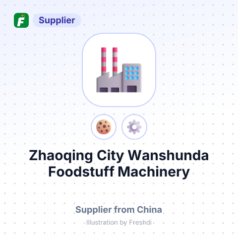 Zhaoqing City Wanshunda Foodstuff Machinery Manufacture Co., Ltd. – summary card, no photo uploaded yet