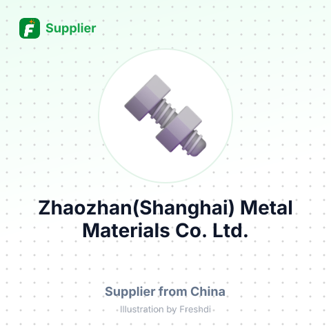 Zhaozhan(Shanghai) Metal Materials Co.,Ltd. – summary card, no photo uploaded yet