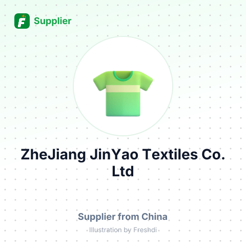 ZheJiang JinYao Textiles Co.,Ltd – summary card, no photo uploaded yet