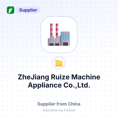 ZheJiang Ruize Machine Appliance Co.,Ltd. – summary card, no photo uploaded yet