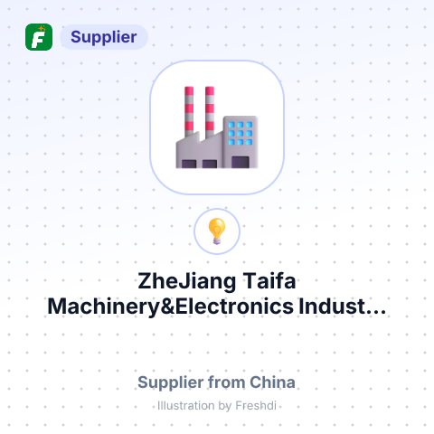 ZheJiang Taifa Machinery&Electronics Indust... – summary card, no photo uploaded yet