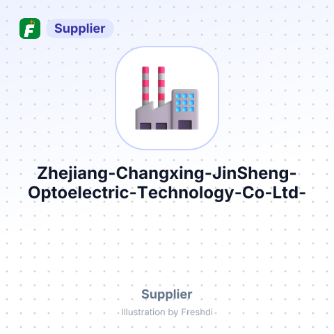 Zhejiang Changxing JinSheng Optoelectric Technology Co., Ltd. – summary card, no photo uploaded yet