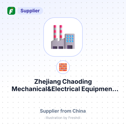 Zhejiang Chaoding Mechanical&Electrical Equipment Co., Ltd – summary card, no photo uploaded yet