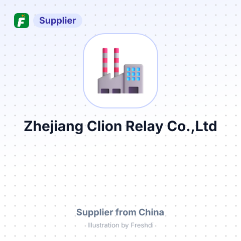 Zhejiang Clion Relay Co.,Ltd – summary card, no photo uploaded yet