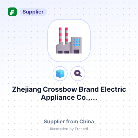 Zhejiang Crossbow Brand Electric Appliance Co.,... – summary card, no photo uploaded yet