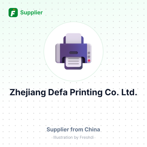 Zhejiang Defa Printing Co., Ltd. – summary card, no photo uploaded yet