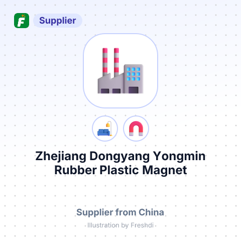 Zhejiang Dongyang Yongmin Rubber Plastic Magnet Co.,Ltd – summary card, no photo uploaded yet
