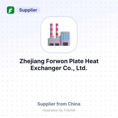 Zhejiang Forwon Plate Heat Exchanger Co., Ltd. – summary card, no photo uploaded yet