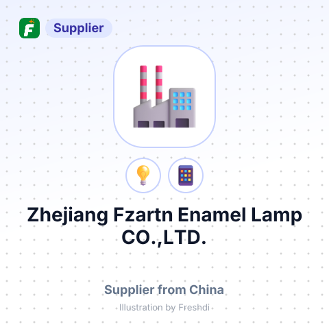 Zhejiang Fzartn Enamel Lamp CO.,LTD. – summary card, no photo uploaded yet