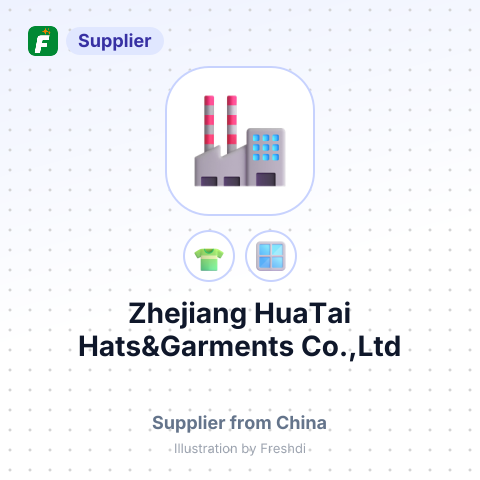 Zhejiang HuaTai Hats&Garments Co.,Ltd – summary card, no photo uploaded yet