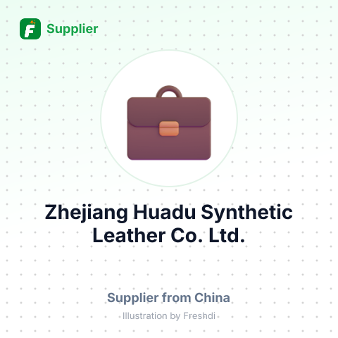 Zhejiang Huadu Synthetic Leather Co., Ltd. – summary card, no photo uploaded yet