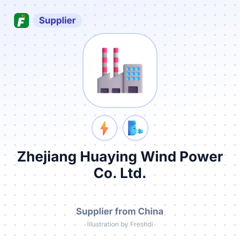 Zhejiang Huaying Wind Power Co.,Ltd. – summary card, no photo uploaded yet