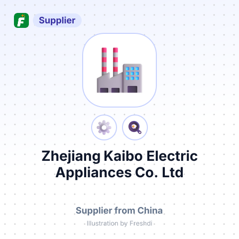 Zhejiang Kaibo Electric Appliances Co.,Ltd – summary card, no photo uploaded yet