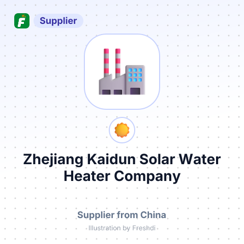 Zhejiang Kaidun Solar Water Heater Company – summary card, no photo uploaded yet