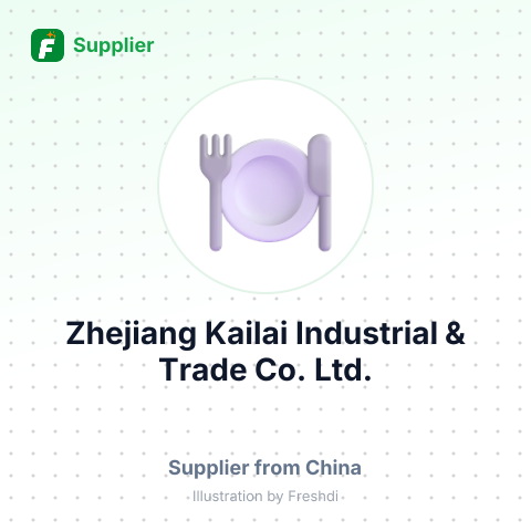 Zhejiang Kailai Industrial & Trade Co., Ltd. – summary card, no photo uploaded yet