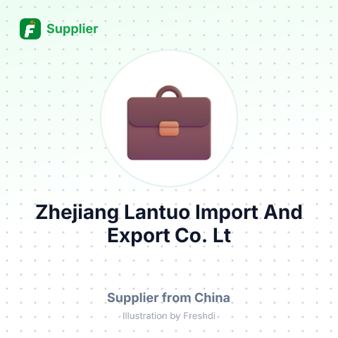 Zhejiang Lantuo Import And Export Co., Lt – summary card, no photo uploaded yet