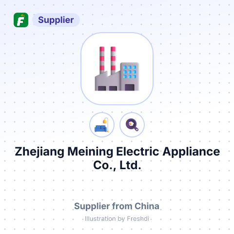 Zhejiang Meining Electric Appliance Co., Ltd. – summary card, no photo uploaded yet