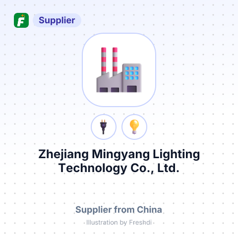 Zhejiang Mingyang Lighting Technology Co., Ltd. – summary card, no photo uploaded yet