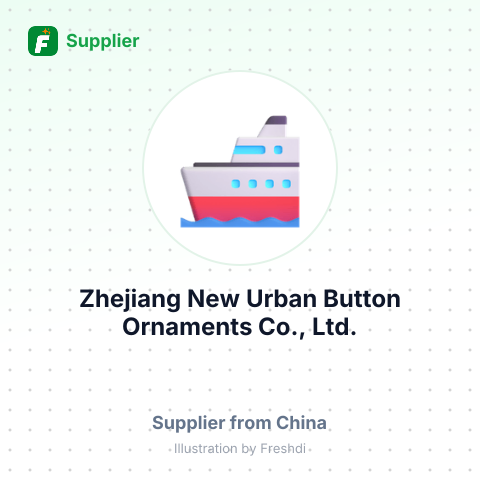 Zhejiang New Urban Button Ornaments Co., Ltd. – summary card, no photo uploaded yet