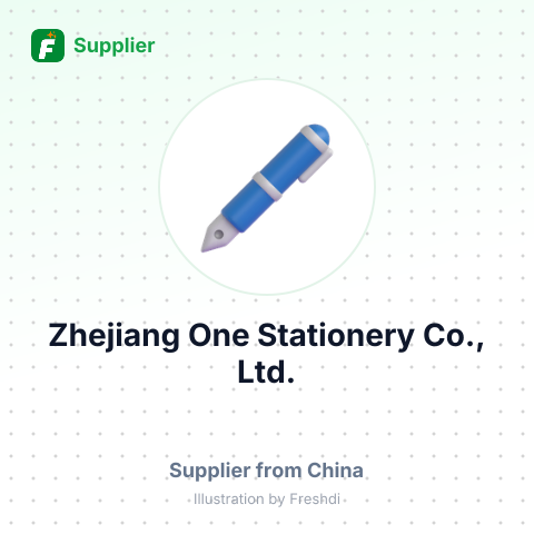 Zhejiang One Stationery Co., Ltd. – summary card, no photo uploaded yet