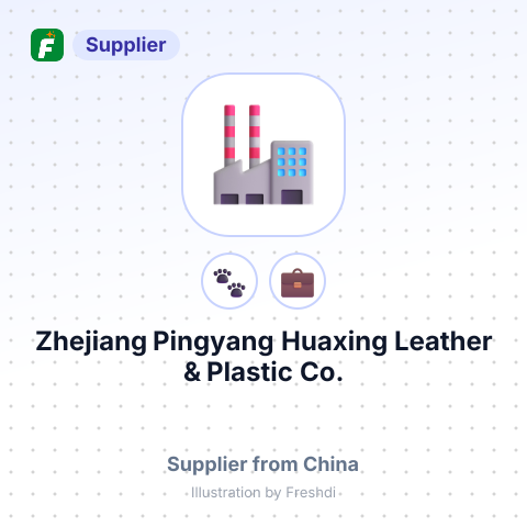 Zhejiang Pingyang Huaxing Leather & Plastic Co., Ltd – summary card, no photo uploaded yet